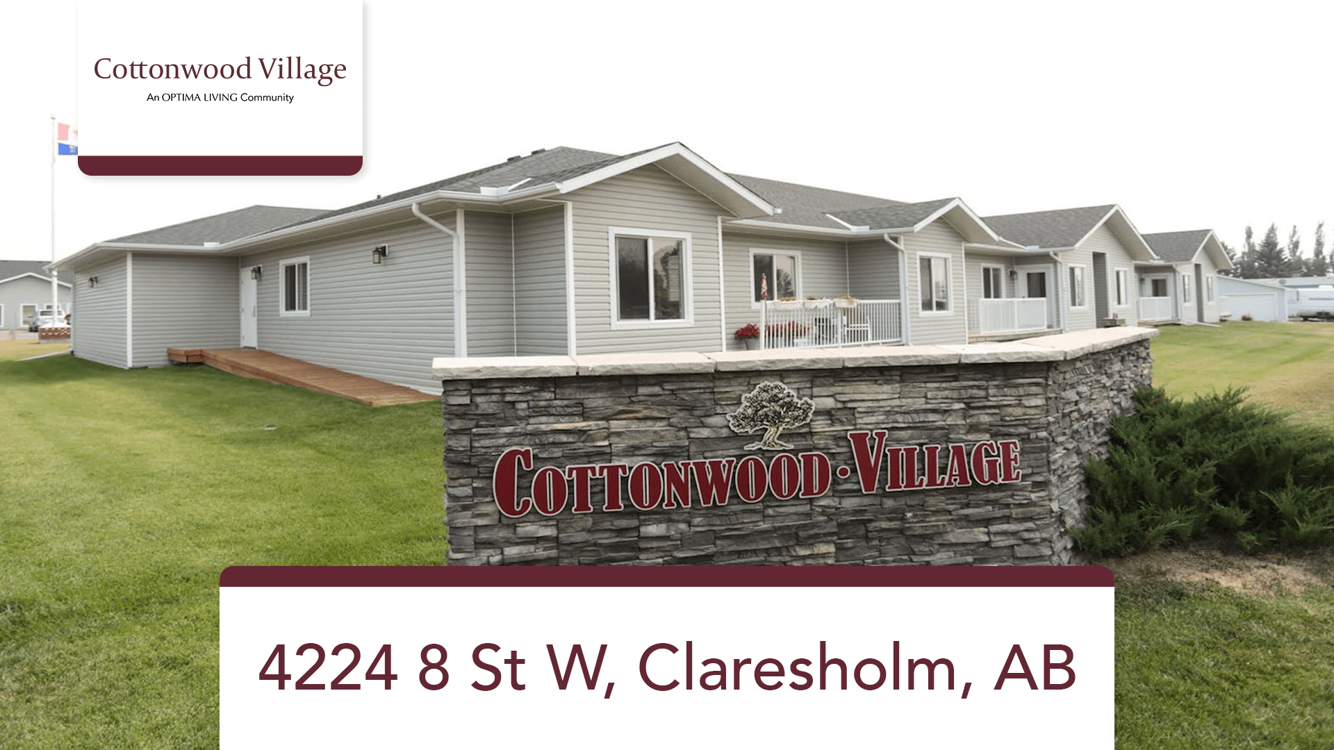 to Cotton Village senior living community Cottonwood Village