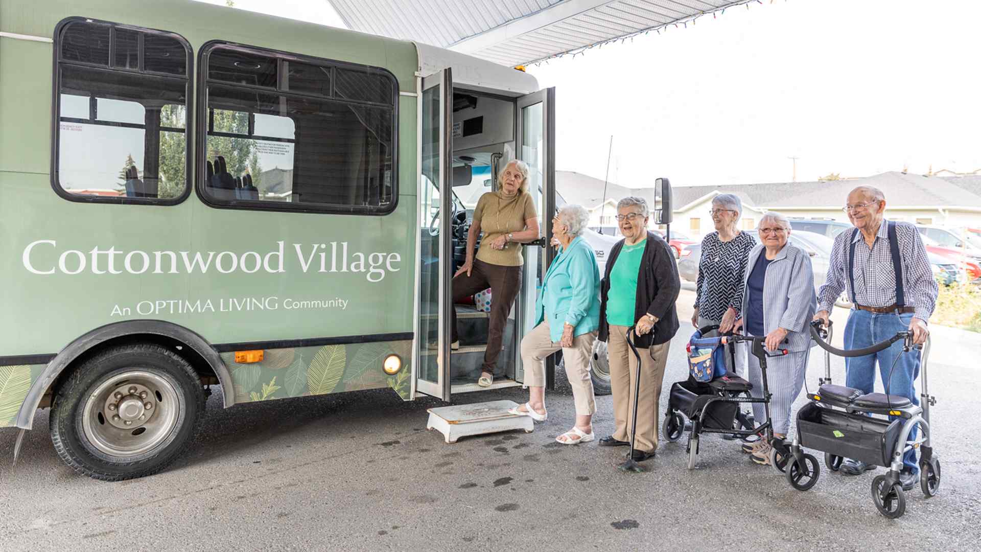 to Cotton Village senior living community Cottonwood Village