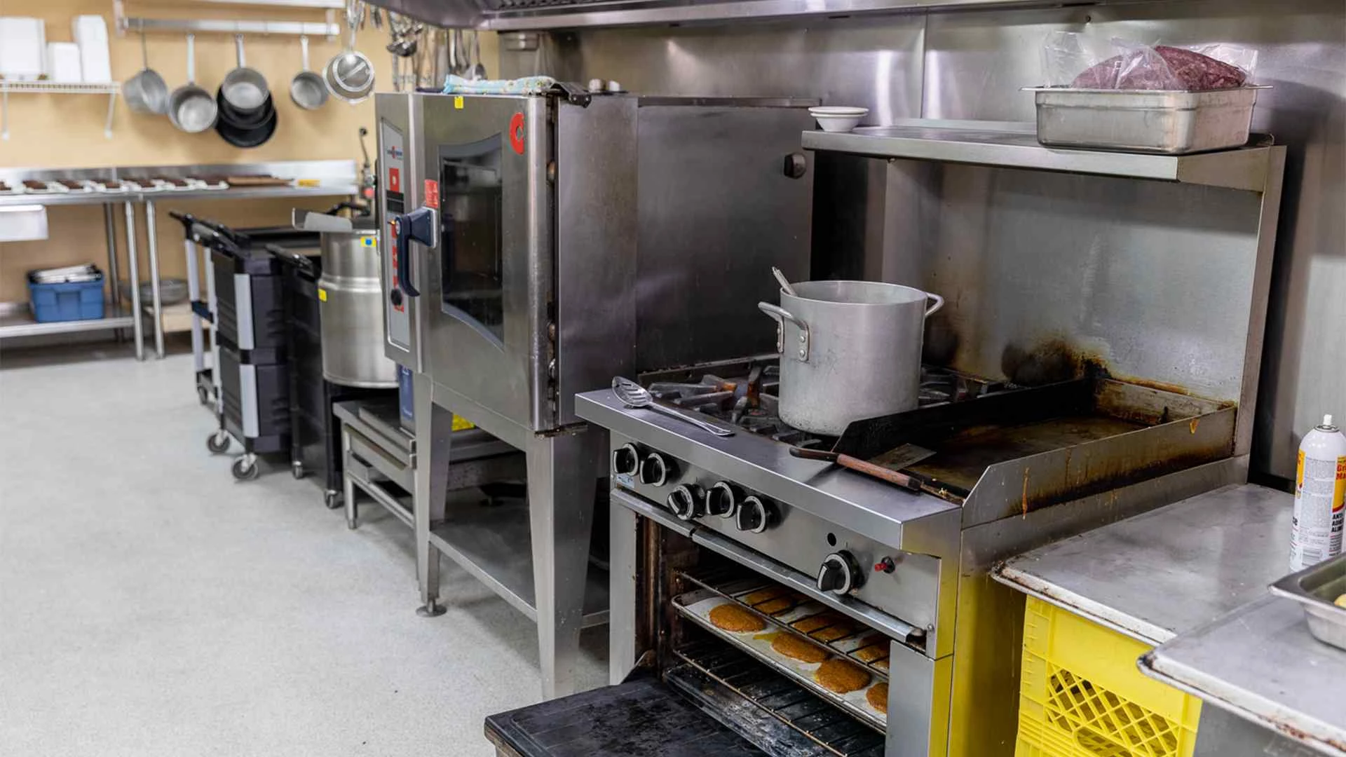 Clean and Hygienic kitchen at CV